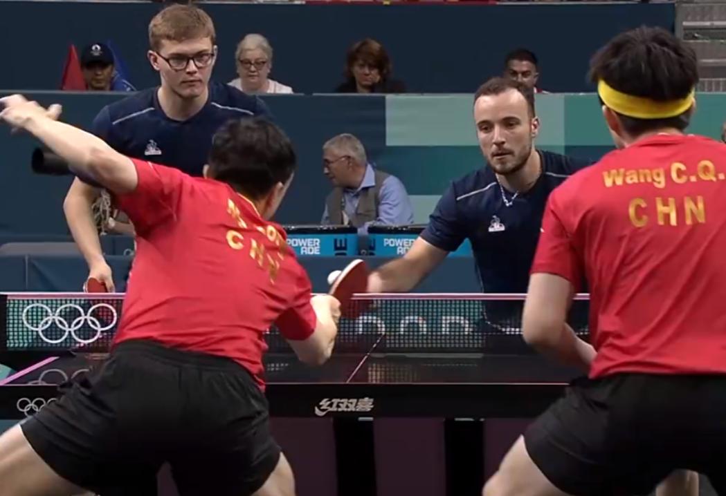 日本队翻盘法国队，马龙带队取胜